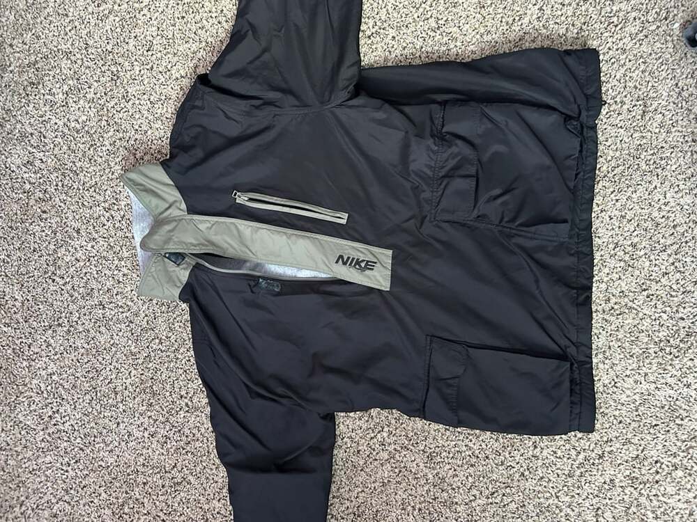 Vintage Nike Pullover Anorak Windbreaker Fleece Lined Jacket